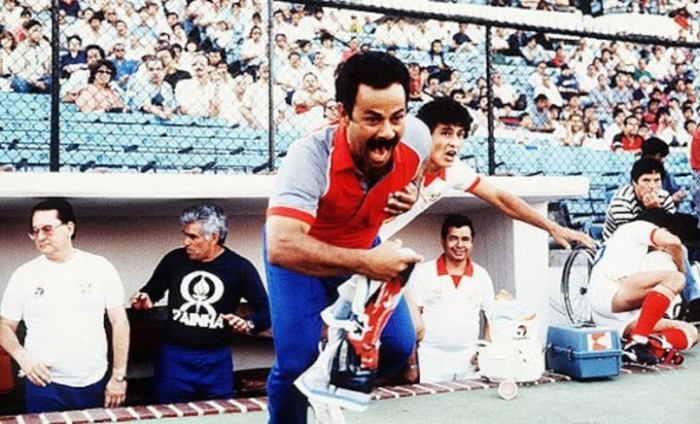 Cayetano Ré, el enérgico DT de Paraguay en México 1986.